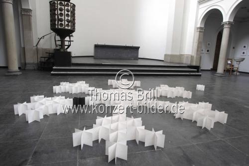 Rundgang 2012 - Diplomausstellung, Jahresausstellung, Filmprogramm der Kunsthochschule für Medien Köln in der Trinitatiskirche Köln (&copy; Thomas Brill)